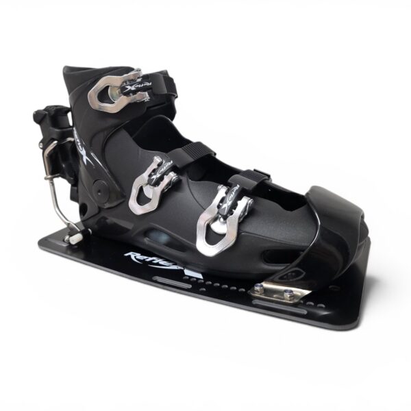 Stainless steel toe loop with protective coating